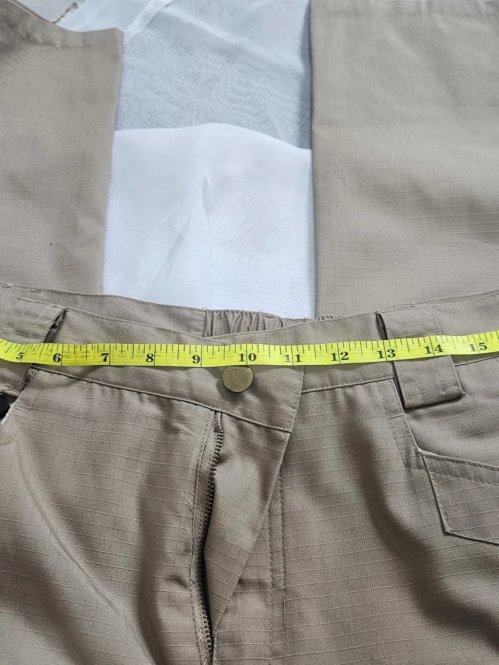 Beige Ripstop Cargo Pants Men’s L 36